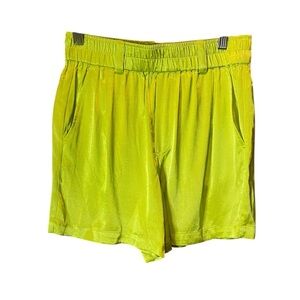 Terez Lime Green Rayon Shorts